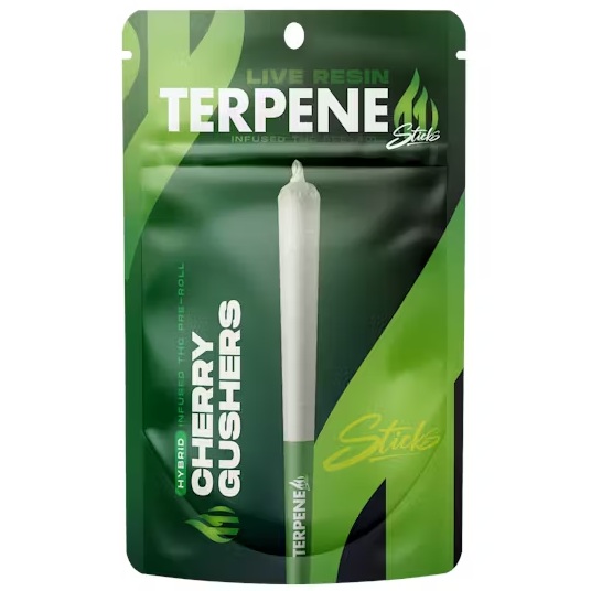 Photograph of Product: Cherry Gushers Infused Pre-Roll | 1.2g