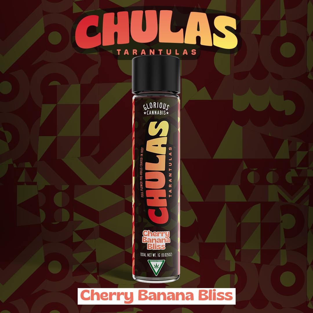 Photograph of product: Glorious Oui'd Co. | Chulas | Cherry Banana Bliss | Infused Tarantula