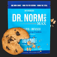 Photograph of product: DR. NORM'S- 100MG MAX CHOCOLATE CHIP COOKIE