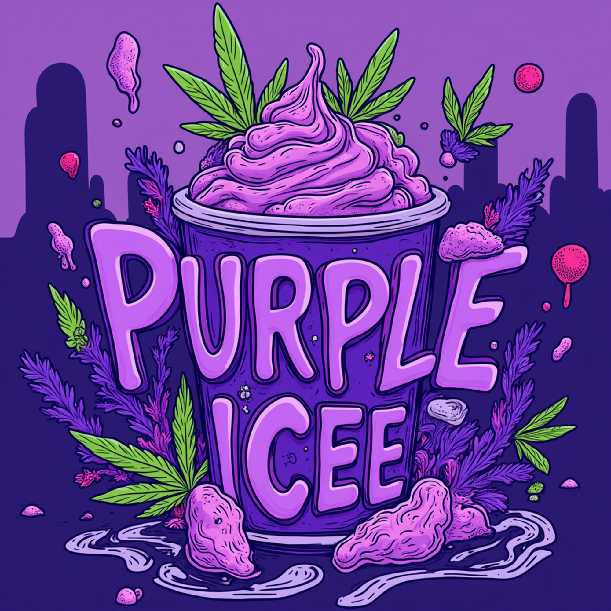 Photograph of product: DELI - Purple Icee - 28g