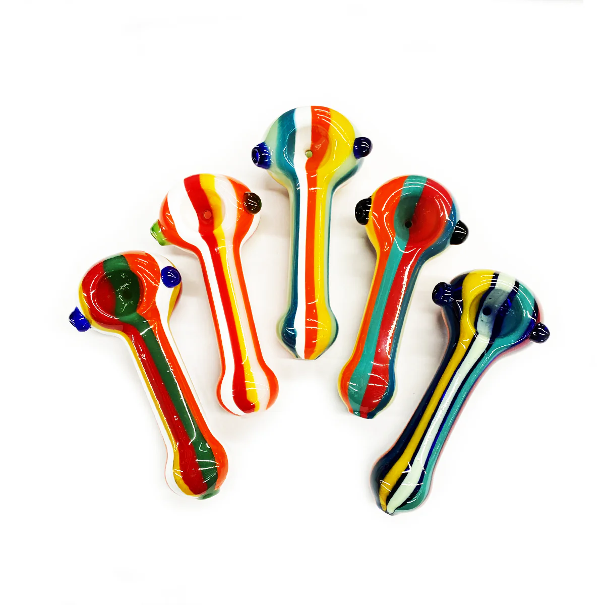 Photograph of product: 4.5" Candy Color Hand Pipe Spoon