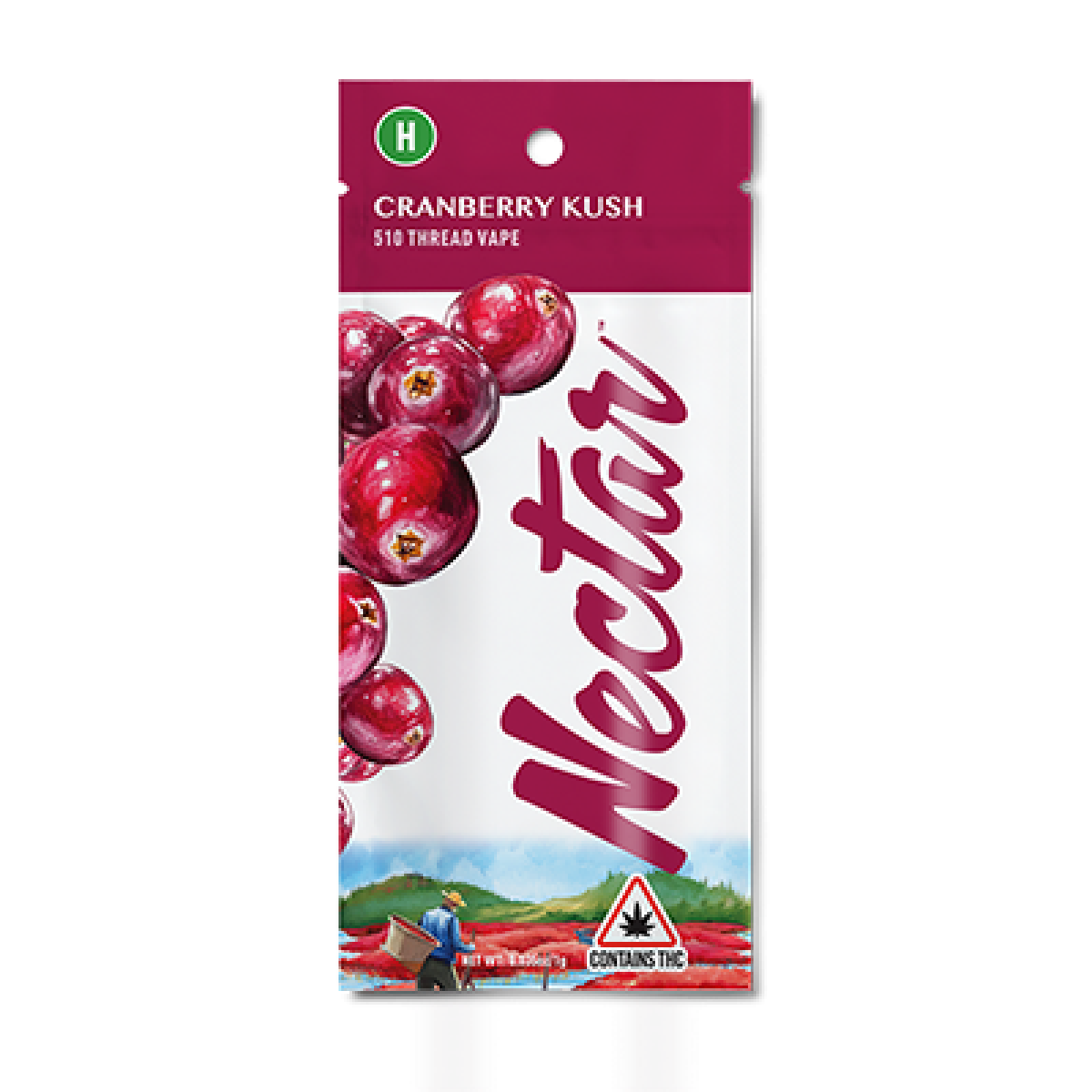 Photograph of product: 1g Cranberry Kush Distillate Cartridge | TAX INCLUDED