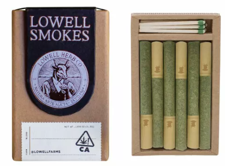 Photograph of product: Lowell Farms | A Shore Thing Oui'd | Pre-Roll | 6pk/