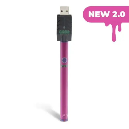 Photograph of product: OOZE New Edition Slim Twist Pen 2.0 Battery Atomic Pink