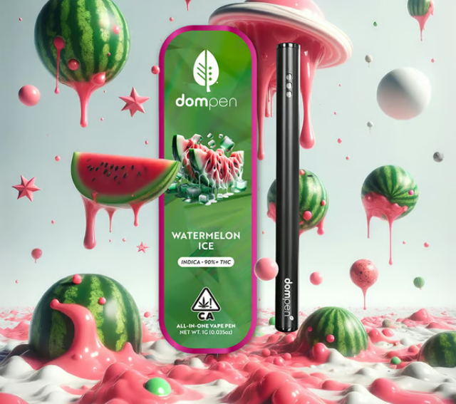 Photograph of product: WATERMELON ICE 1G ALL IN ONE VAPE