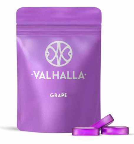 Photograph of product: Valhalla Grape RSO Soft Lozenges 10mg x 10pk