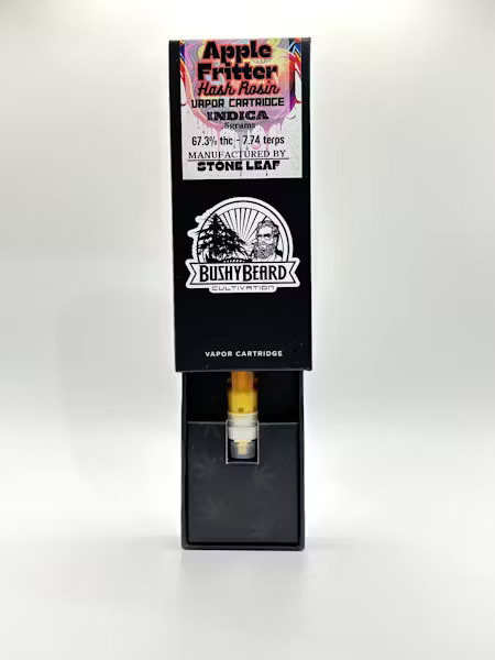 Photograph of product: Bushy Beard | Apple Fritter | .5g Cart
