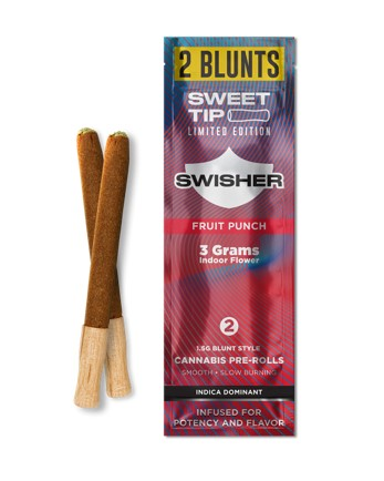 Photograph of product: Swisher Fruit Punch Blunts 2pk