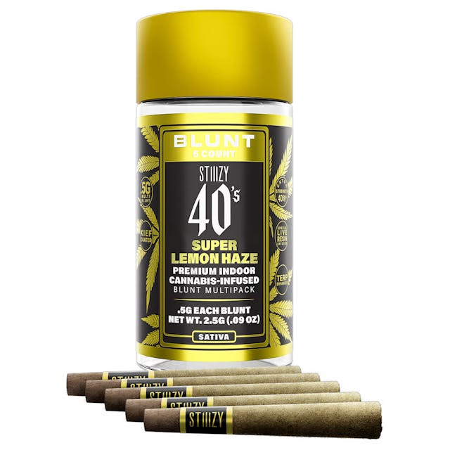 Photograph of product: Super Lemon Haze (S) Mini Blunt 5pk *B2G1 EVERYDAY* *SPECIAL PRICING* - Super Lemon Haze (S)