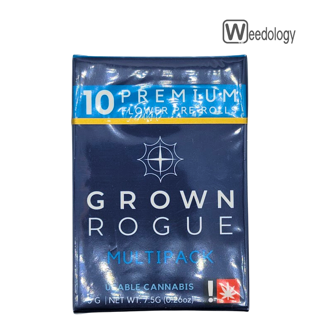 Photograph of product: Grown Rogue 10pk COLLINS AVE(H)/GATOR BREATH(H) 0.5g Pre-Rolls