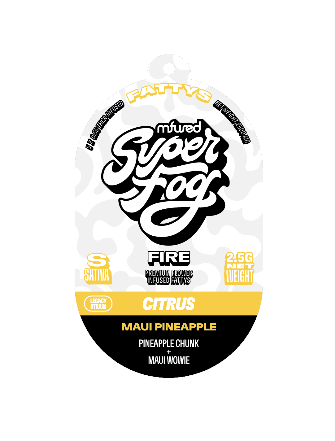 Photograph of product: Maui Pineapple Fattys (5Pk)