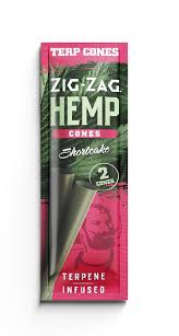 Photograph of product: Zig Zag Terpene Infused Hemp Cones Shortcake 2pk