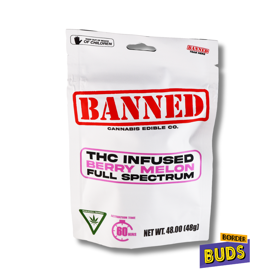 Photograph of product: Berry Melon | Banned | 200mg | Gummies