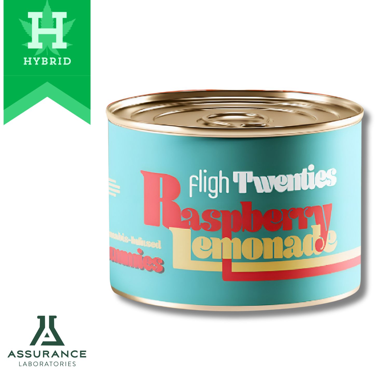 Photograph of product: AL-Fligh | Edible TH-oui | Gummies | 10pk | Raspberry Lemonade | 100mg