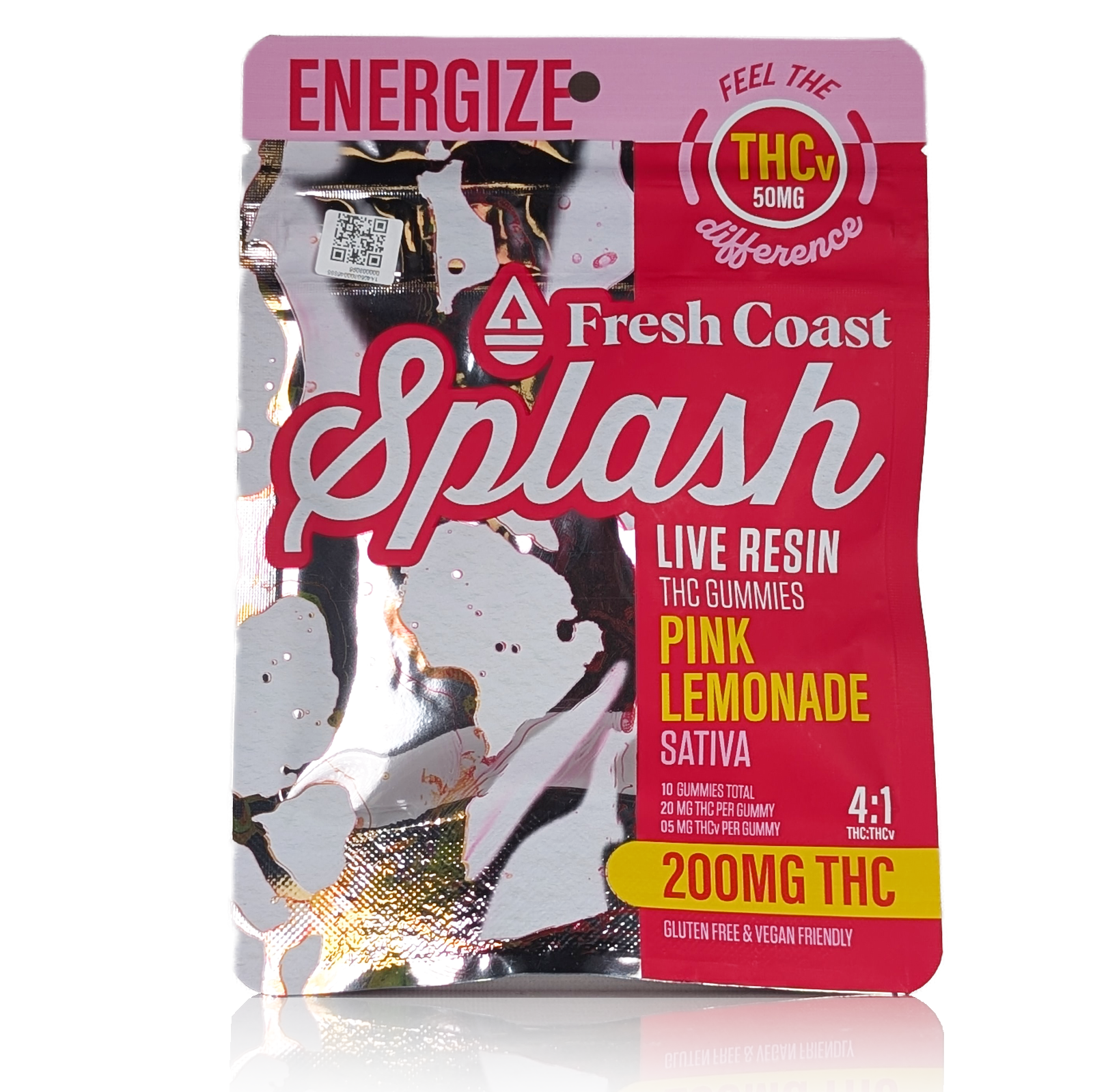Photograph of product: PINK LEMONADE - SPLASH - 4:1 200MG TH-oui: 50MG TH-oui-V