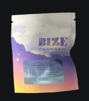 Photograph of product: Brrberry Kush- - Rize - 3.5g