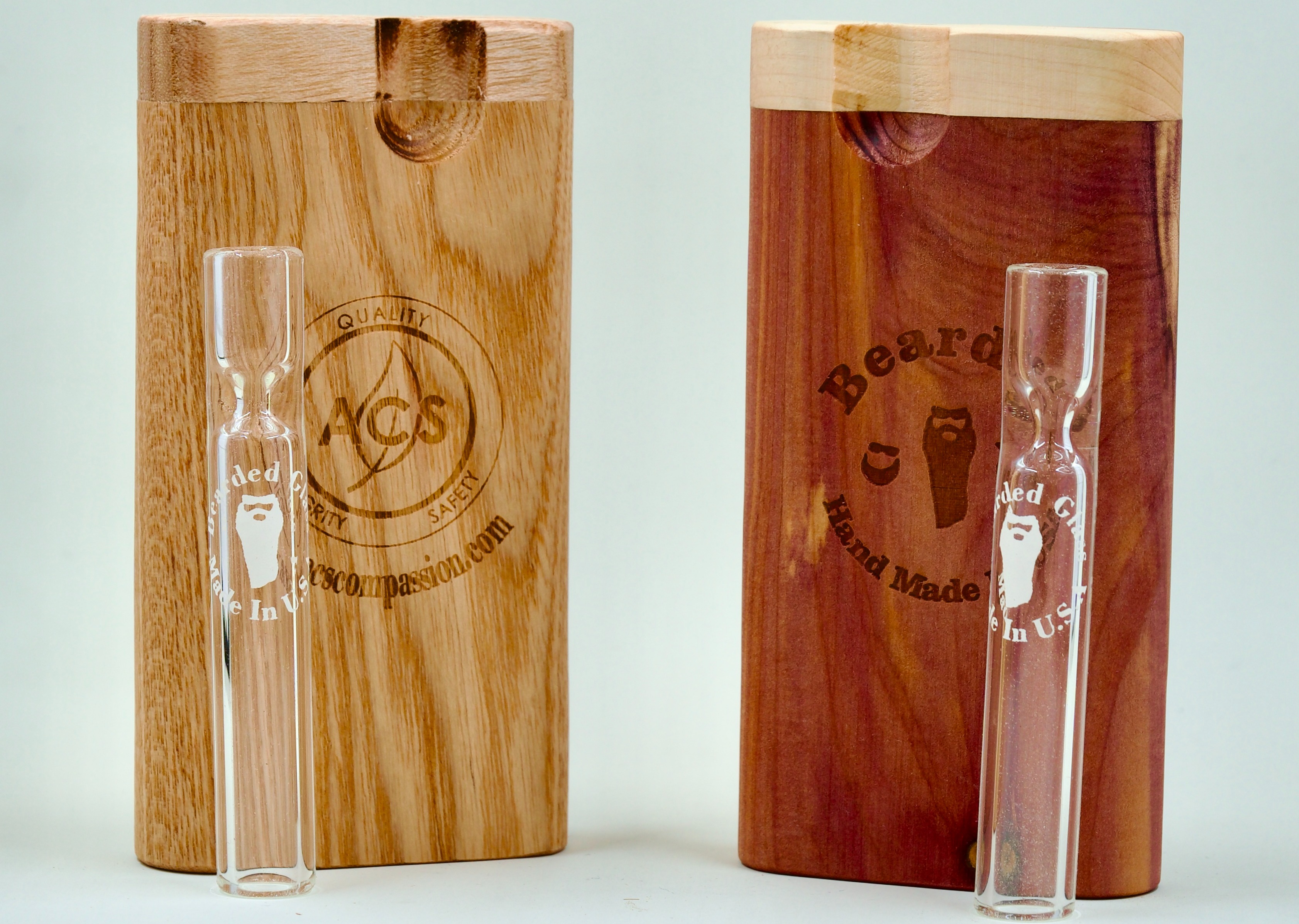 Photograph of Product: ACS Wood Dugout | Glass Chillum