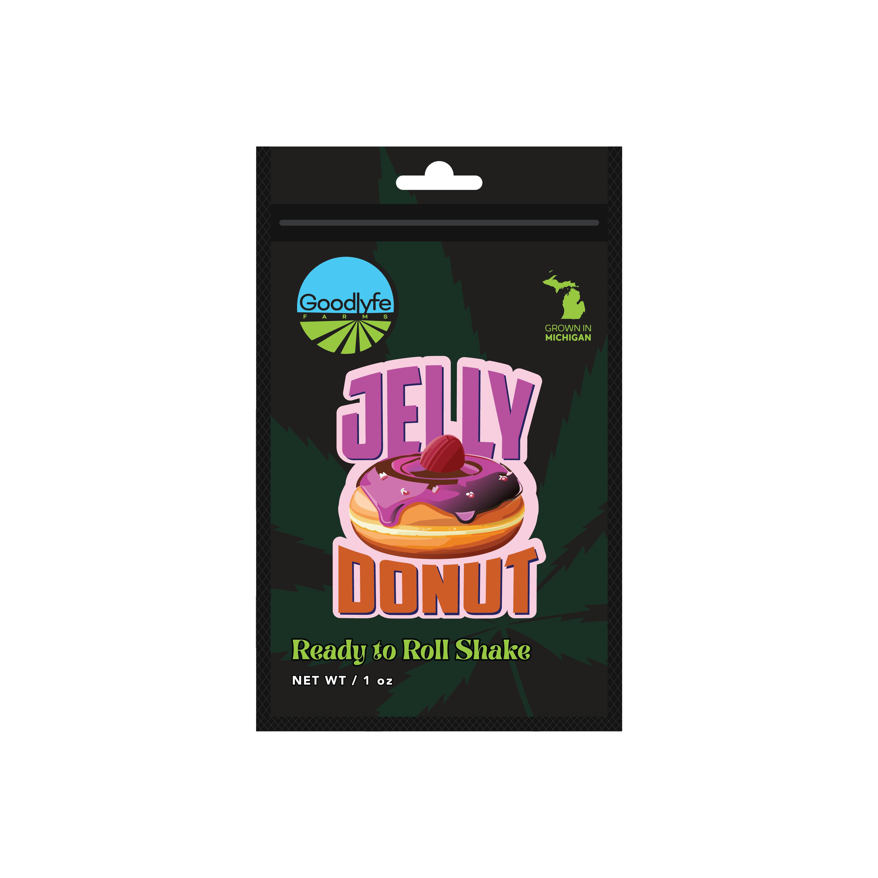 Photograph of product: Goodlyfe 28g Pre Pack Shake |  Jelly Donut - Oui'd