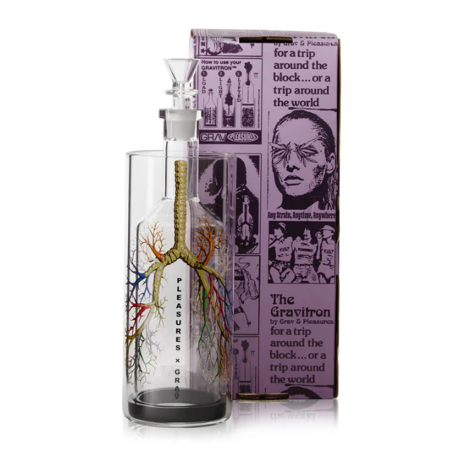Photograph of product: GRAVITY BONG | BREATH AGAIN GRAVITRON