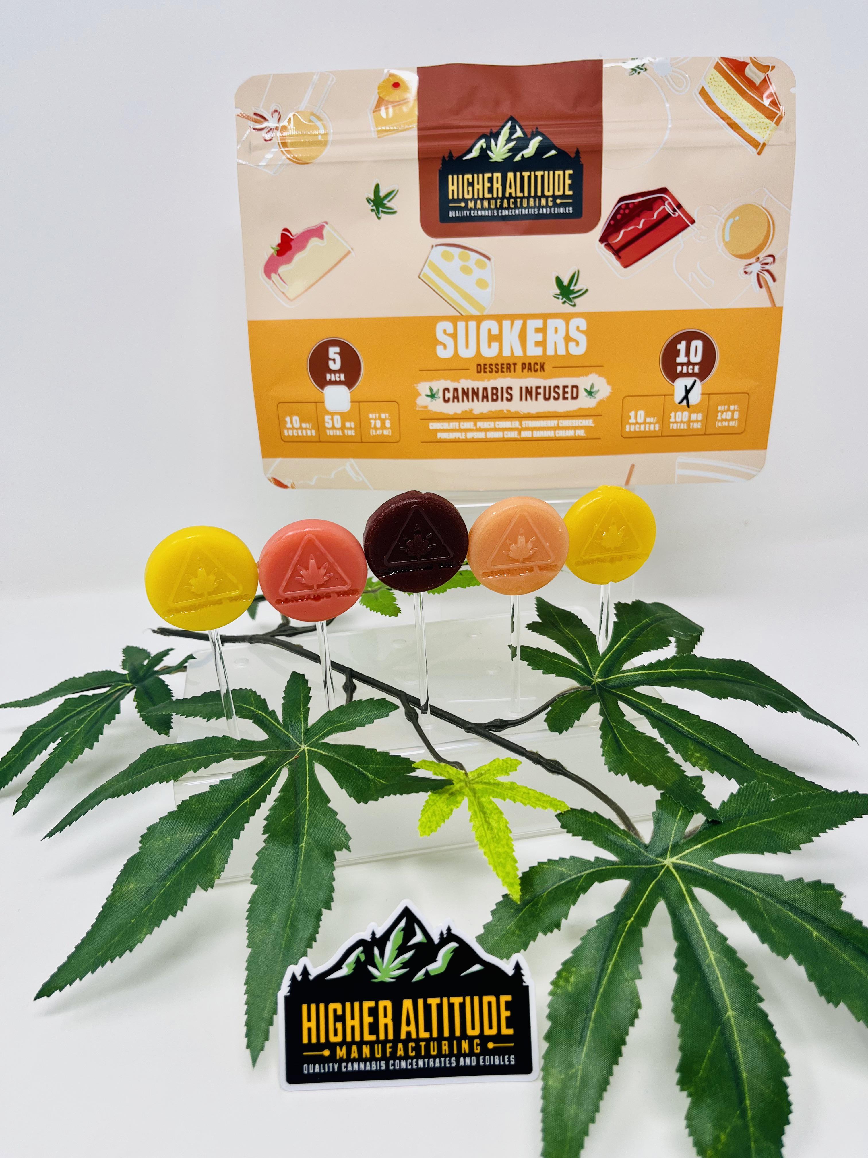 Photograph of product: Dessert Suckers (50mg) Hybrid 5pk