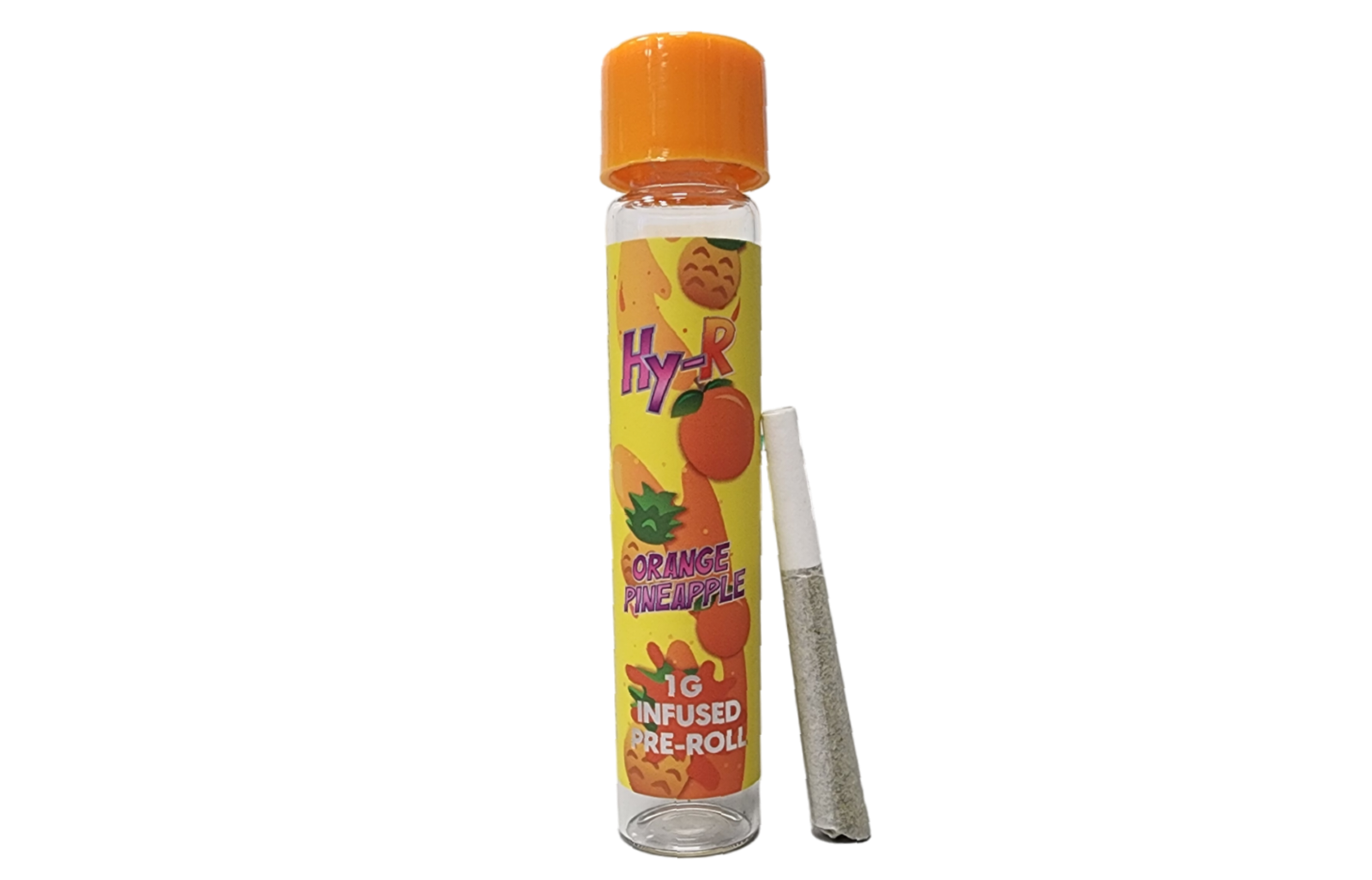 Photograph of product: 1G HY-R ORANGE PINEAPPLE INFUSED PRE-ROLL