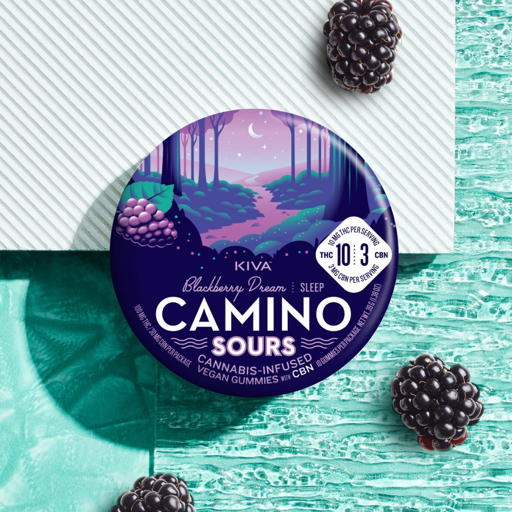Photograph of product: 200mg Gummy Sours - Blackberry Dream
