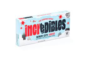 Photograph of product: Incredibles Chocolate Bar Windy City (H) 100mg