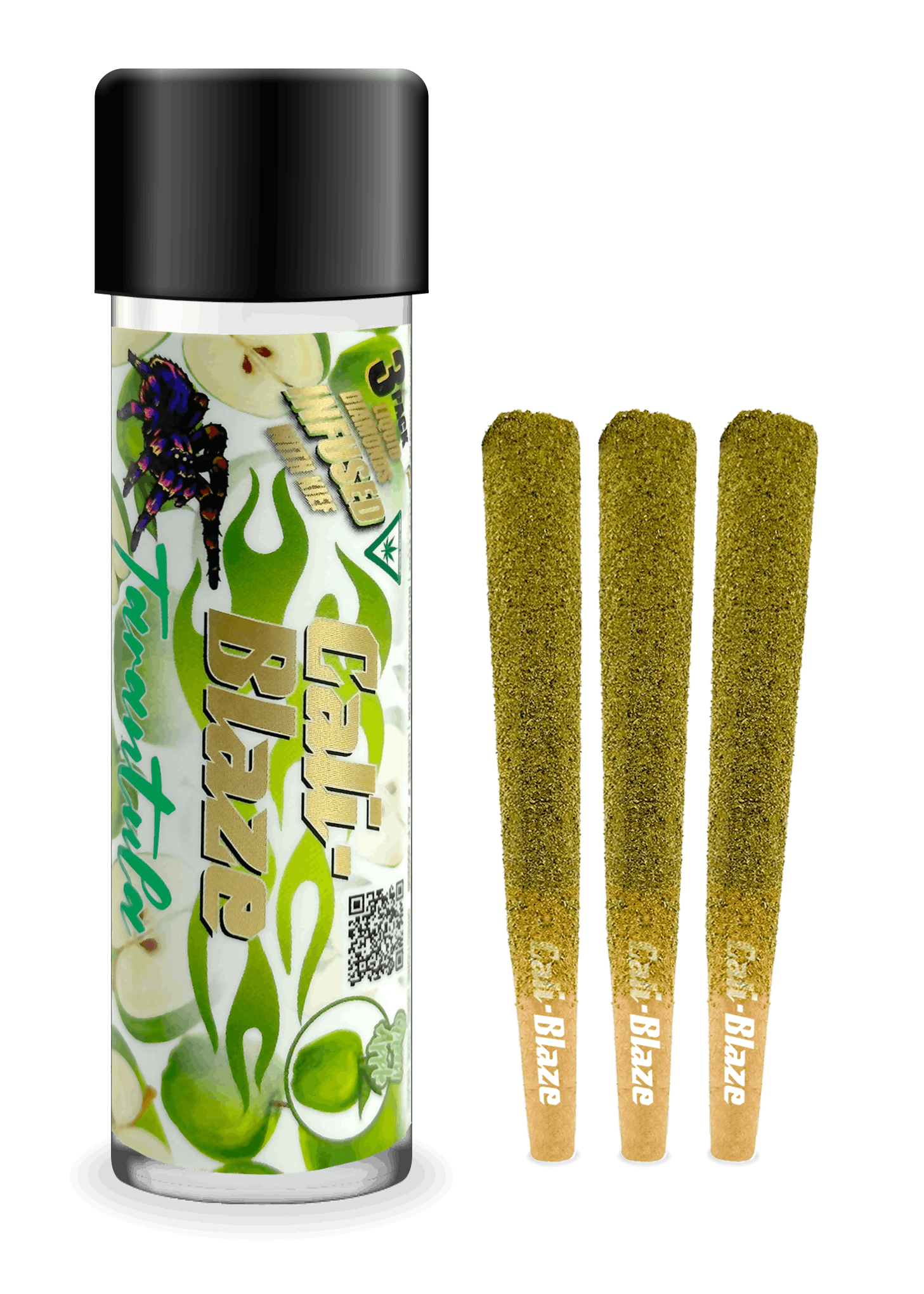 Photograph of product: Green Apple 3pk Tarantulas