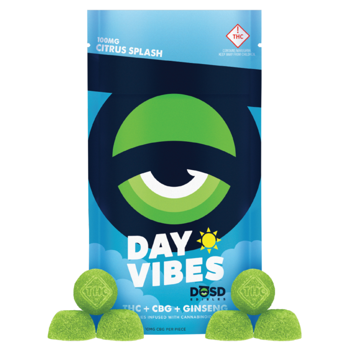 Photograph of product: DOSD | Gummies | Day Vibes 1:1 Watermelon   | 100mg