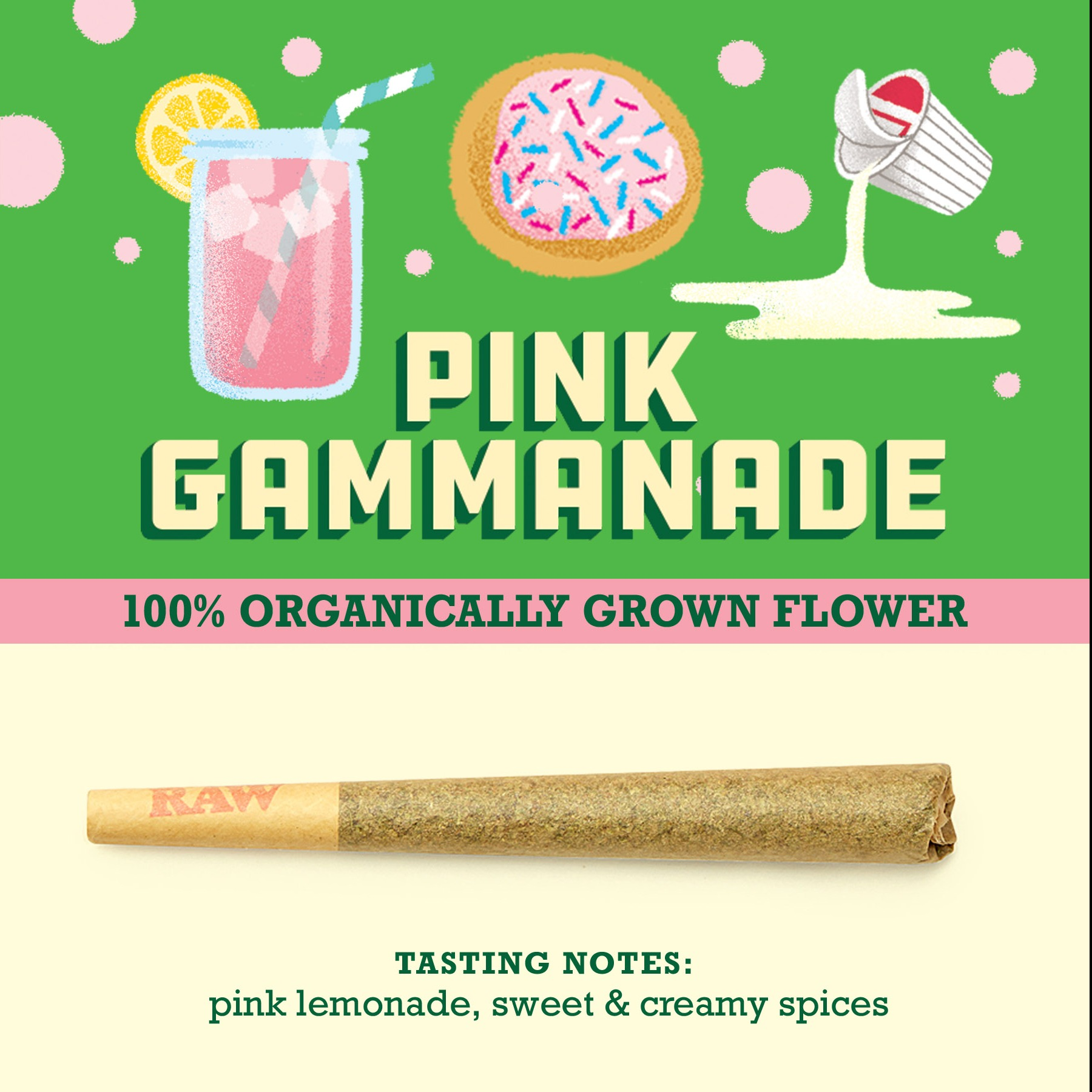 Photograph of product: (Paper Crane) Pink Gammanade Preroll (H)