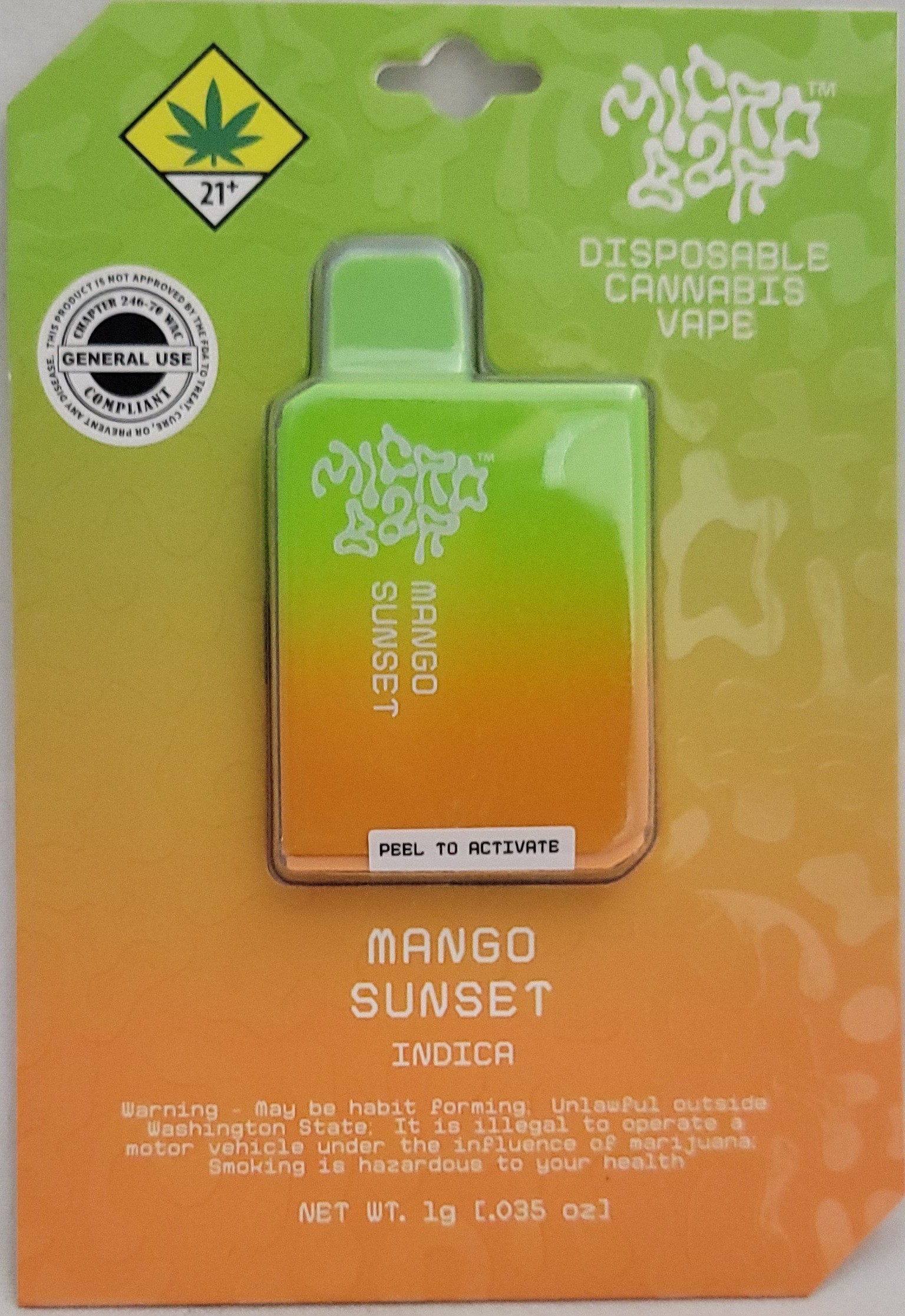 Photograph of product: Mango Sunset | 1g *General Use Compliant*