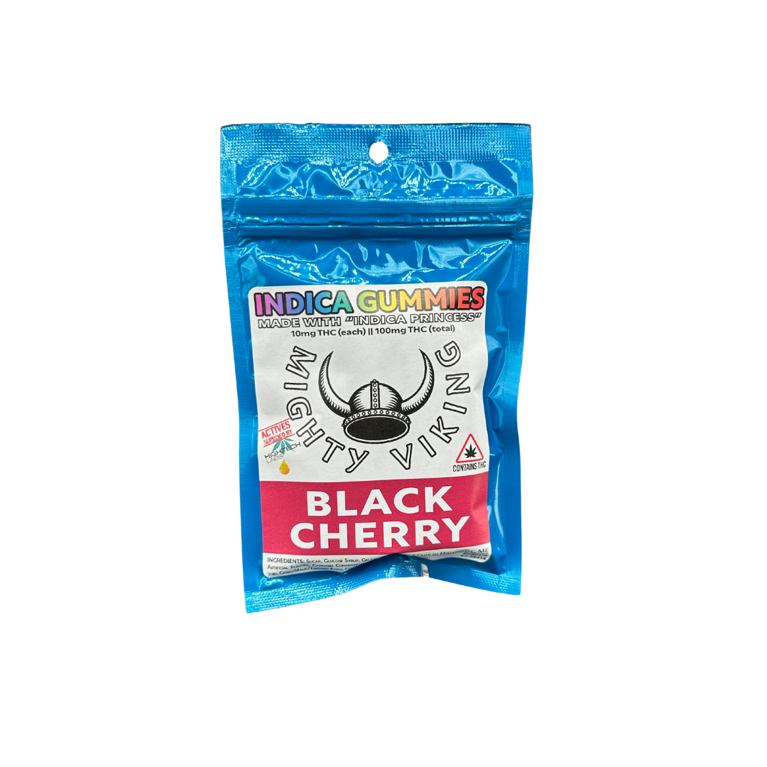 Photograph of product: 10mg Black Cherry Oui'd Gummies