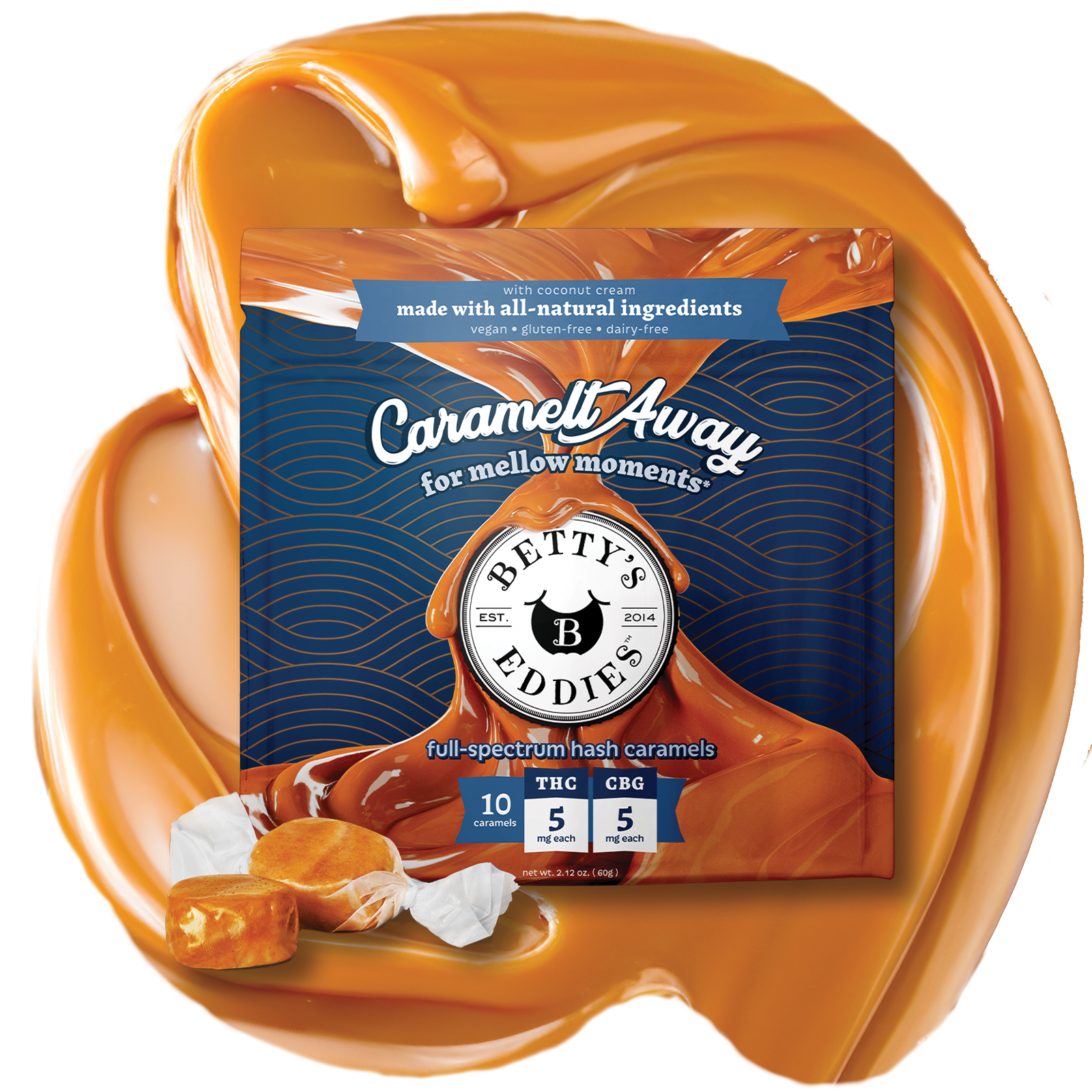 Photograph of product: Betty's Caramel Chews 10PK