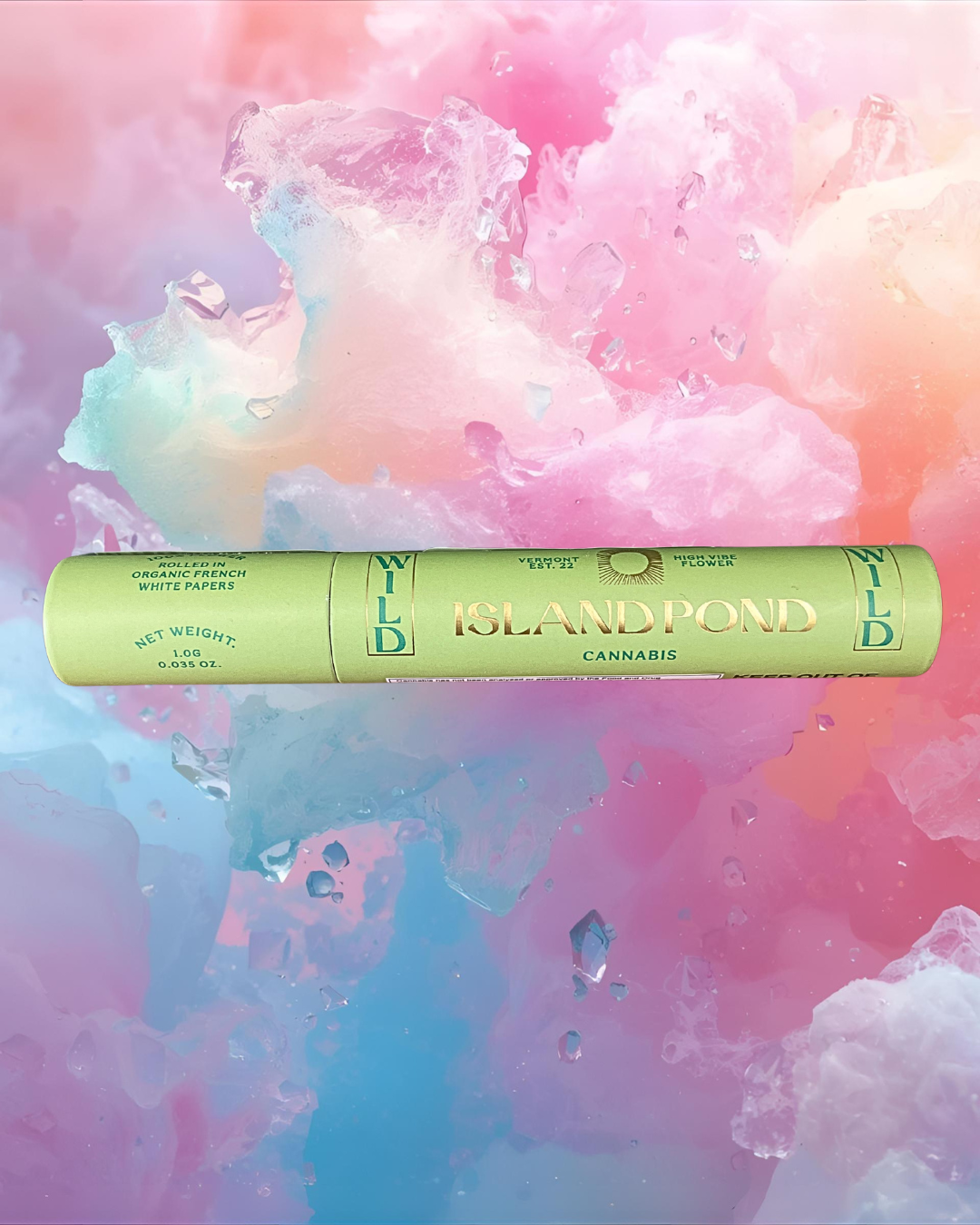 Photograph of product: Rainbow Sherbert #11 Pre-Roll Single 1g