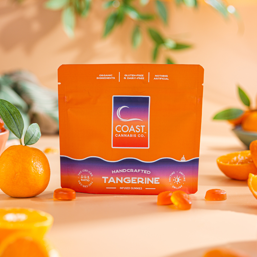 Photograph of product: Tangerine 1:1:1 | 100mg 20 Pieces