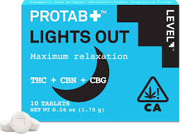 Photograph of product: 10PK - PROTAB+ - LIGHTS OUT