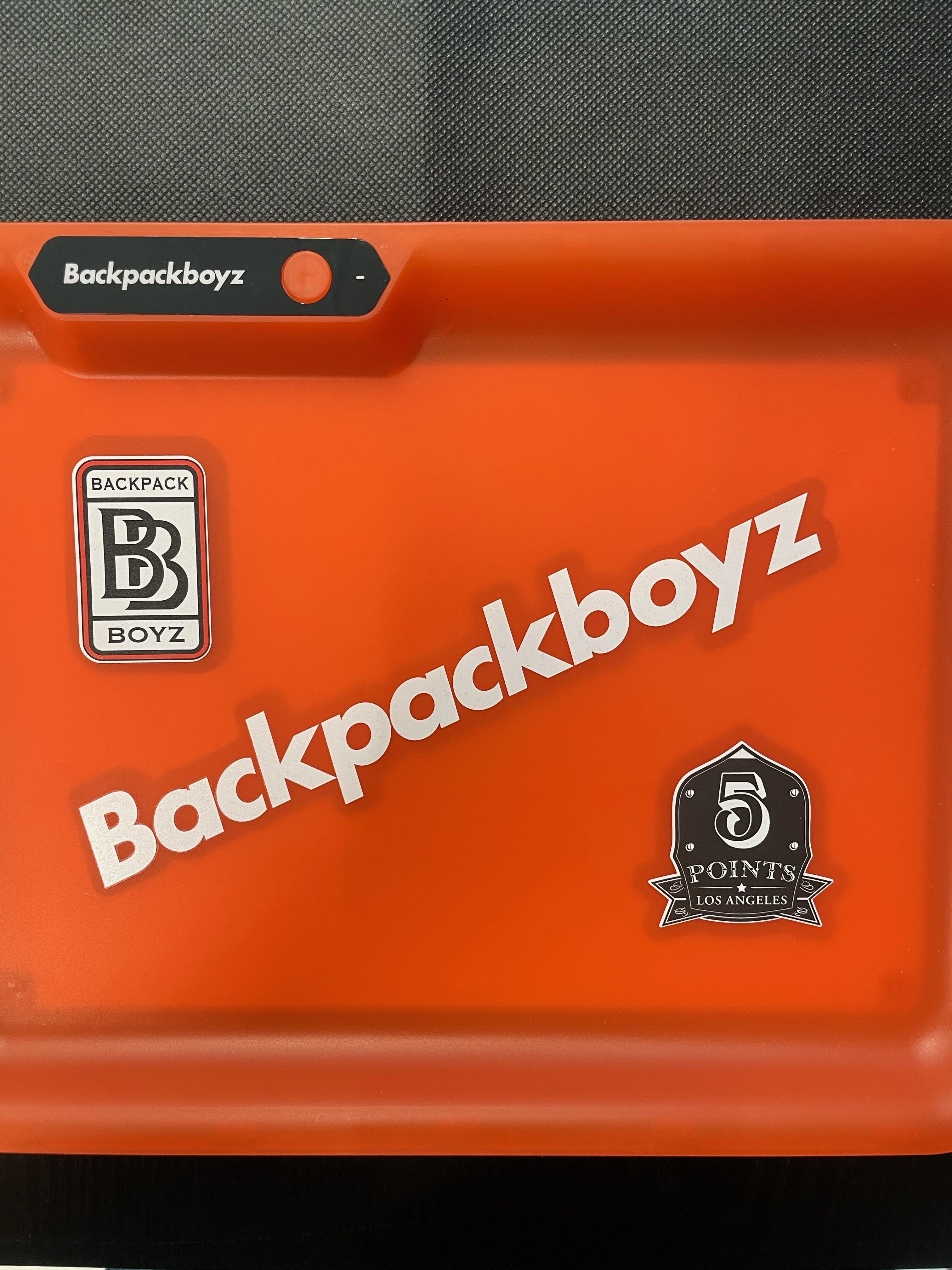 Photograph of product: Red Glow Tray | Backpackboyz