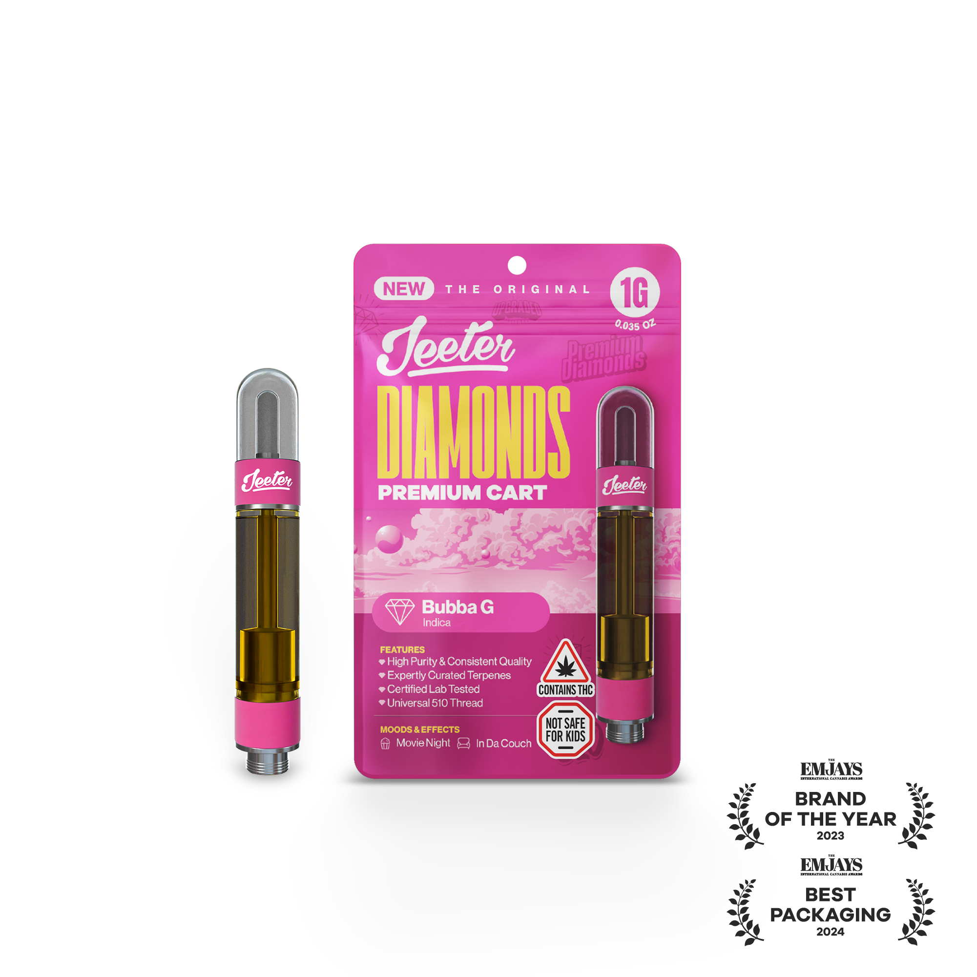 Photograph of product: Bubba G Liquid Diamonds Cart 1g