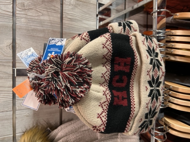 Photograph of product: Beanie - Maroon Puff $36