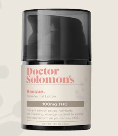 Photograph of product: Dr. Solomon's Rescue Lotion | 100mg