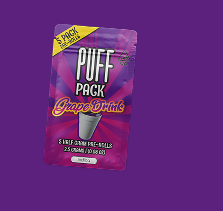 Photograph of product: Grape Drink - 5pk - - PUFF