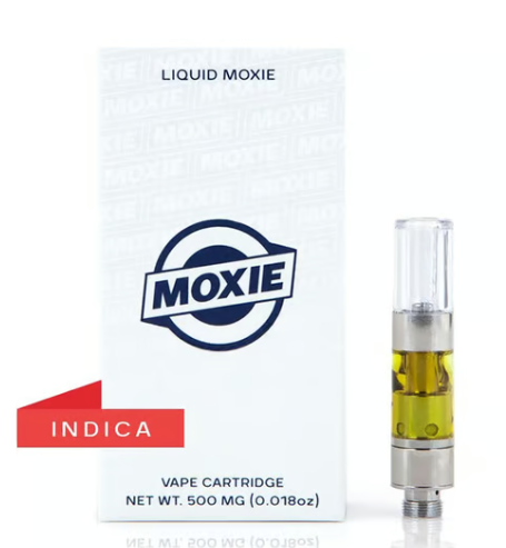 Photograph of product: Moxie Blackberry Kush (I) Cartridge 0.5g