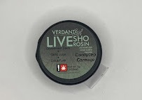 Photograph of product: Verdant Leaf Live SHO Rosin | IH | Cordycep Carnage