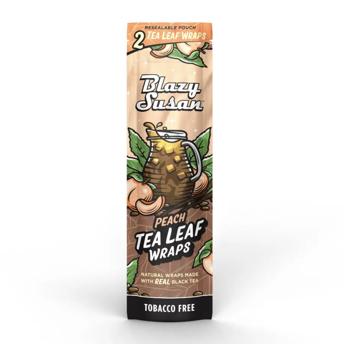 Photograph of product: Blazy Susan - Peach Tea Leaf Wraps (2 Pack)