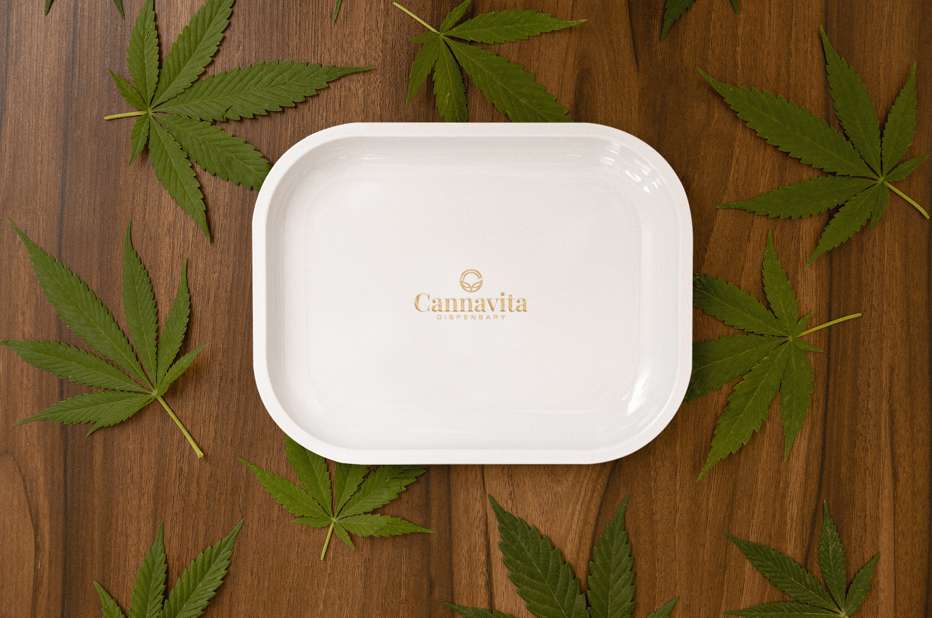 Photograph of product: Cannavita | Rolling Tray | White