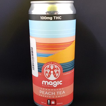 Photograph of product: Tea 12oz Peach (MAGIC NUMBER)