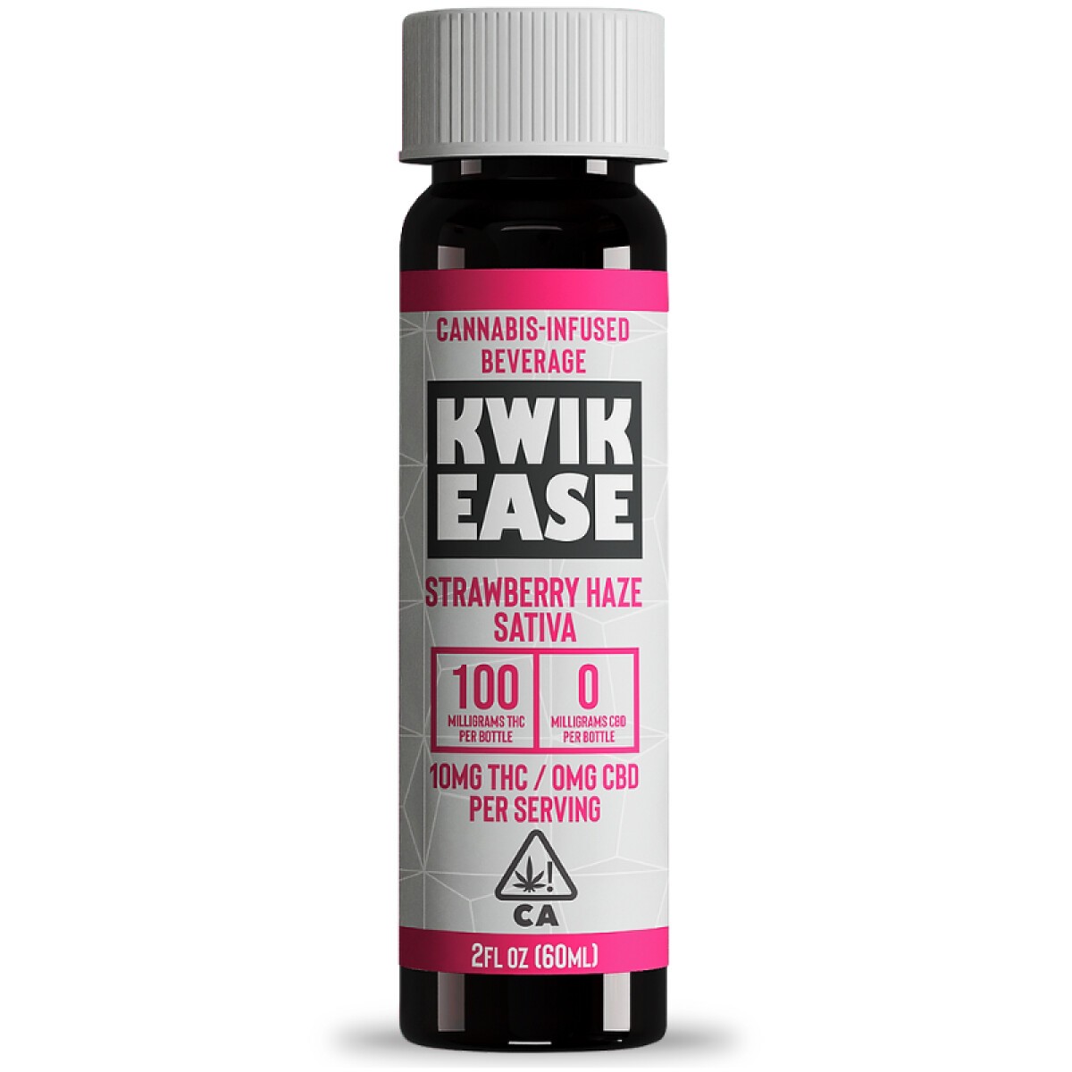 Photograph of Product: Kwik - Strawberry Lemonade 2oz Shot (Sativa) Drink 100mg