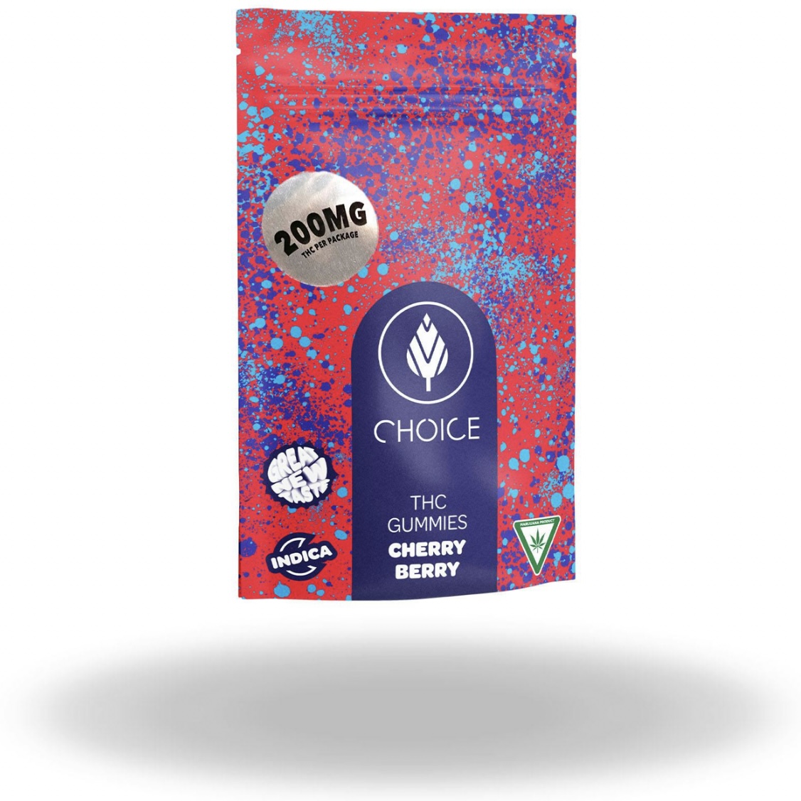 Photograph of product: Choice: Cherry Berry 200MG Gummies (I)