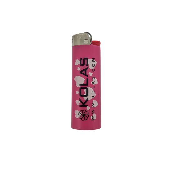 Photograph of product: Kolas Branded Lighter BIC Valentine's Pink - 