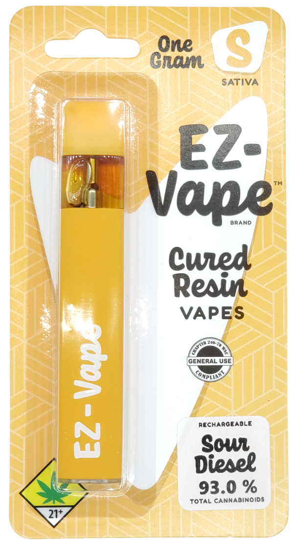 Photograph of product: EZ VAPE Sour Diesel Disp 1g